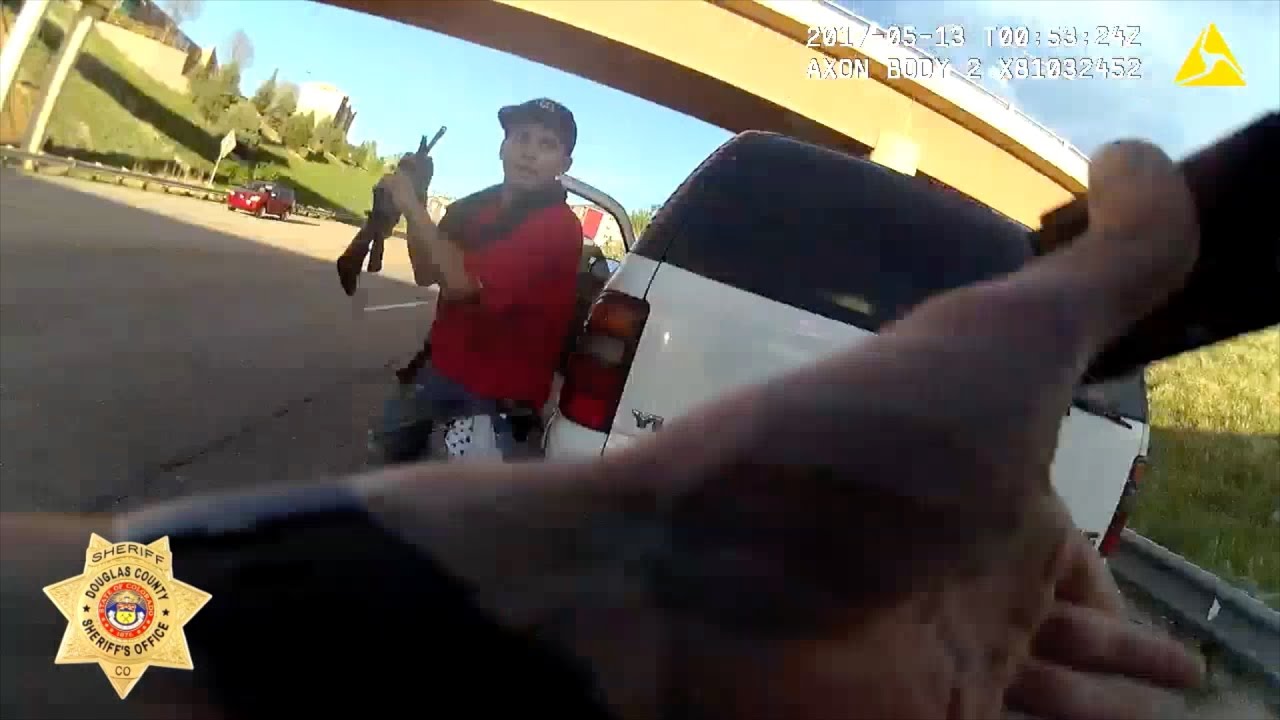 RAW: Body camera footage of sheriff's deputy shooting a suspect in Littleton