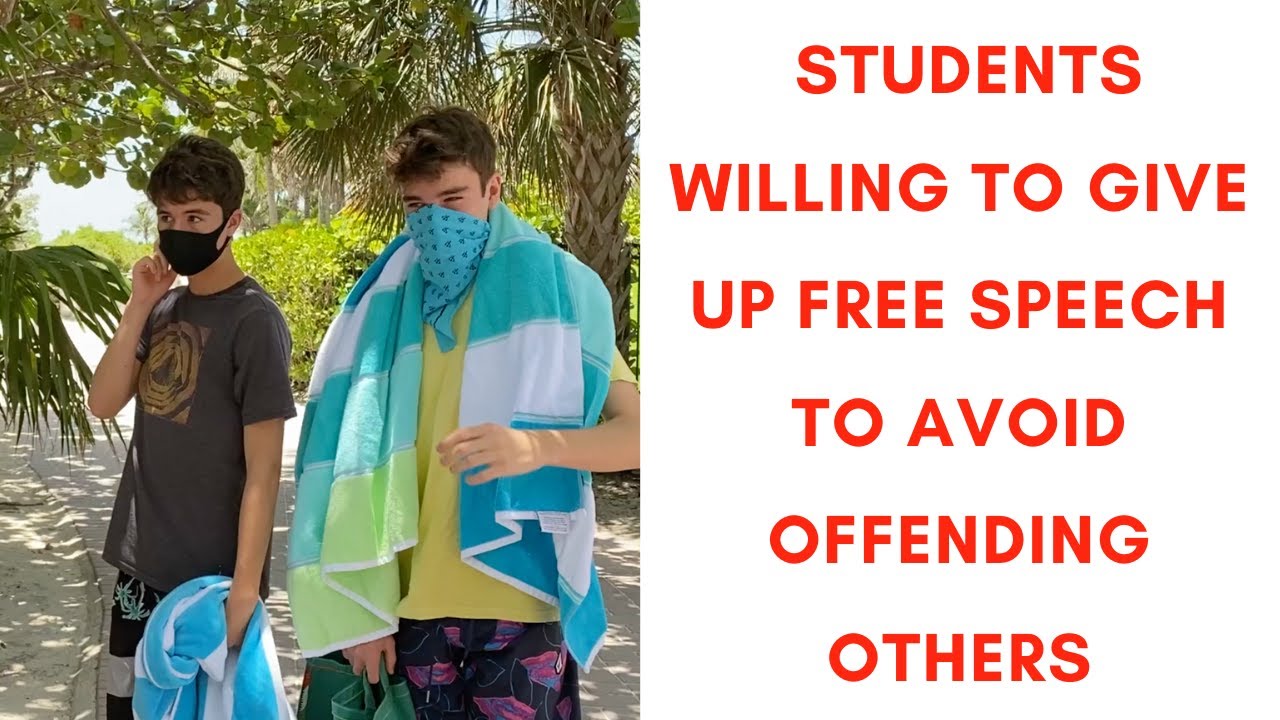 Students Support Giving Up Free Speech To Avoid Offending Others