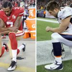 Taking a knee