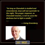 Irving Greenberg quote on Chan